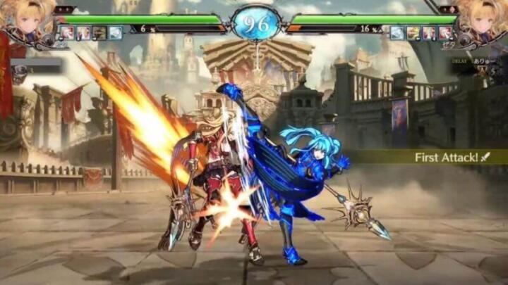 GBVS:Blitz(ブリッツ)の対戦画面